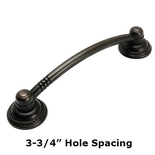 Cosmas 4689ORB Oil Rubbed Bronze Rope Cabinet Pull - Cosmas