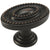 Cosmas 4886ORB Oil Rubbed Bronze Oval Beaded Cabinet Knob - Cosmas