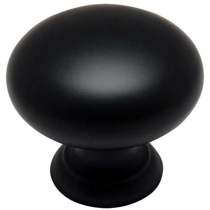 Cosmas 4950FB Flat Black Cabinet Knob - Cosmas