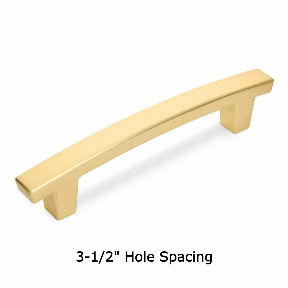 Cosmas 5236BG Brushed Gold Contemporary Arch Cabinet Pull