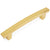 Cosmas 5237BB Brushed Brass Contemporary Arch Cabinet Pull