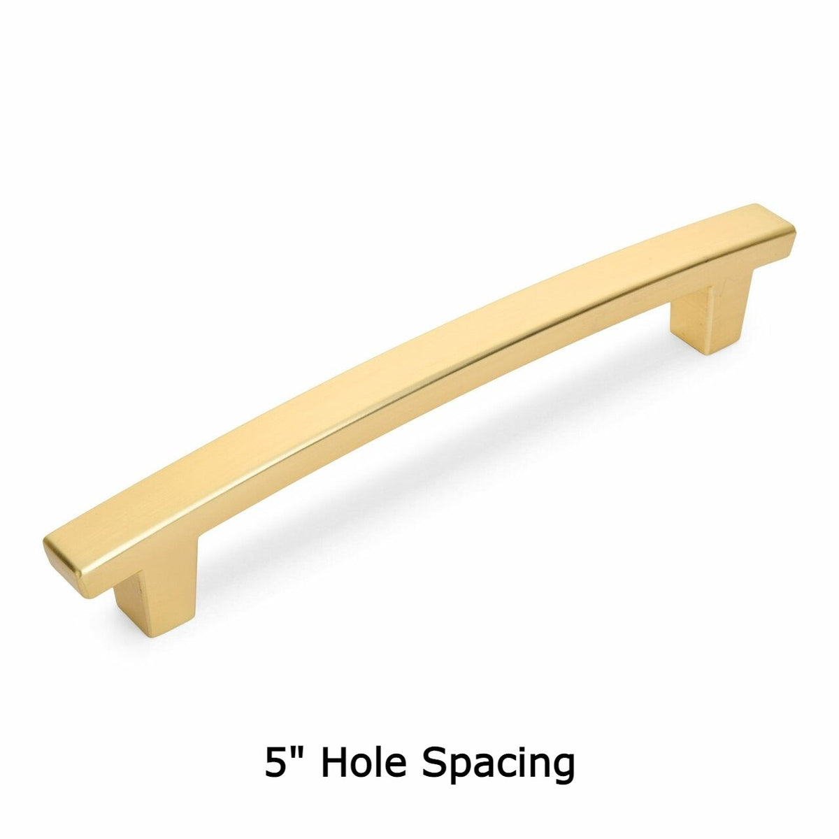 Cosmas 5239BG Brushed Gold Contemporary Arch Cabinet Pull