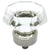 Cosmas 5268SN-C Satin Nickel & Clear Glass Cabinet Knob - Cosmas