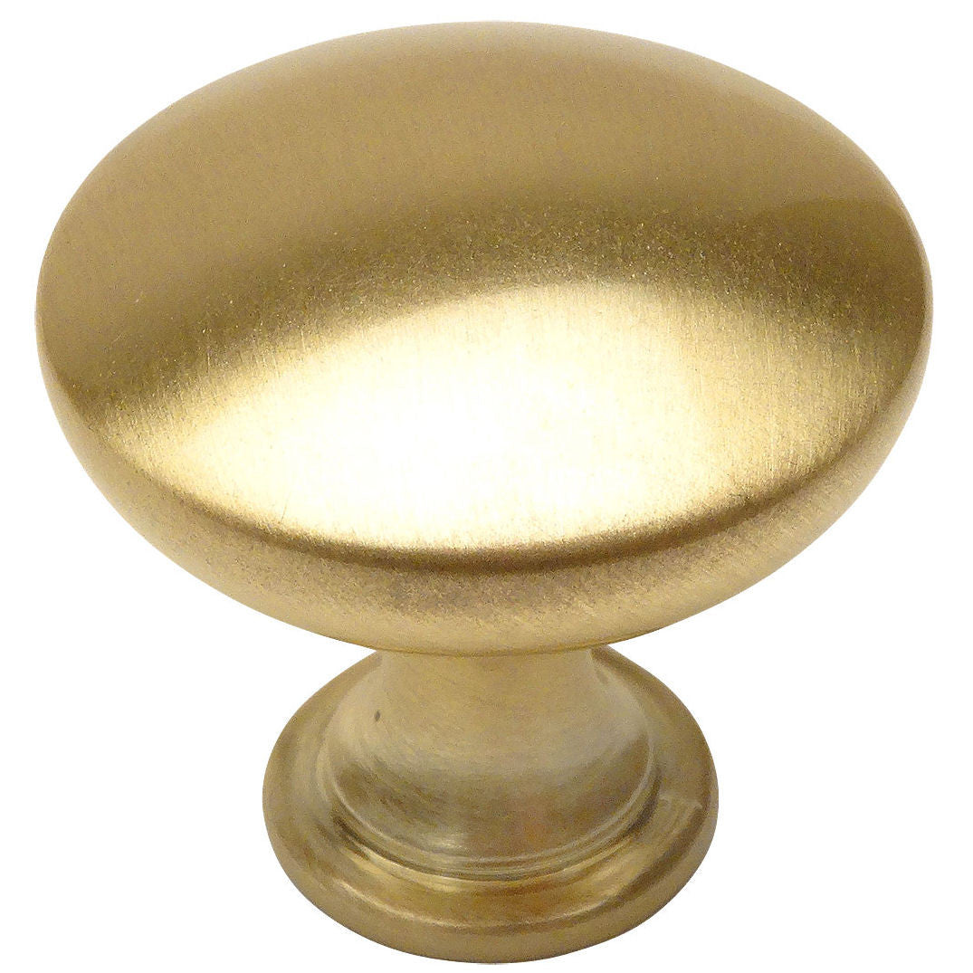 Cosmas 5305BB Brushed Brass Round Cabinet Knob - Cosmas