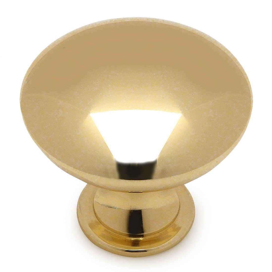 Cosmas 5305PB Polished Brass Round Cabinet Knob - Cosmas