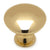 Cosmas 5305PB Polished Brass Round Cabinet Knob - Cosmas