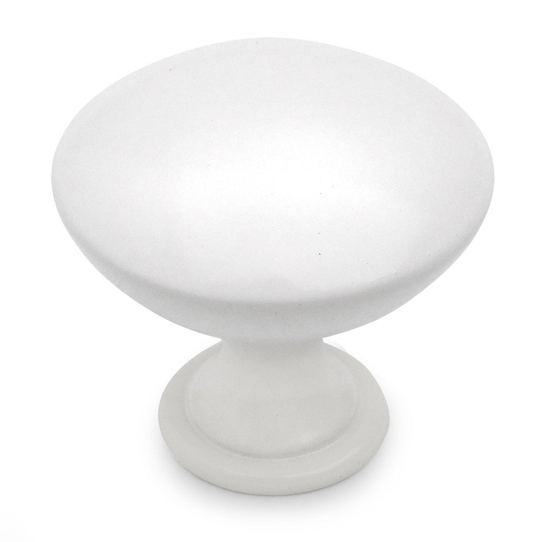 Cosmas 5305WH White Round Cabinet Knob - Cosmas