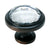 Cosmas 5317ORB-C Oil Rubbed Bronze & Clear Glass Round Cabinet Knob - Cosmas