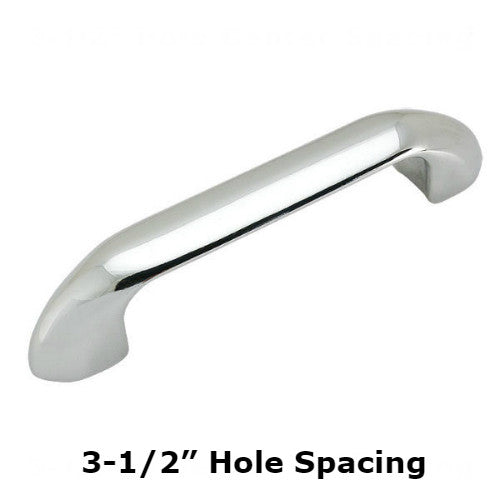 Cosmas 540-3.5CH Polished Chrome Cabinet Pull - Cosmas-Hardware.com