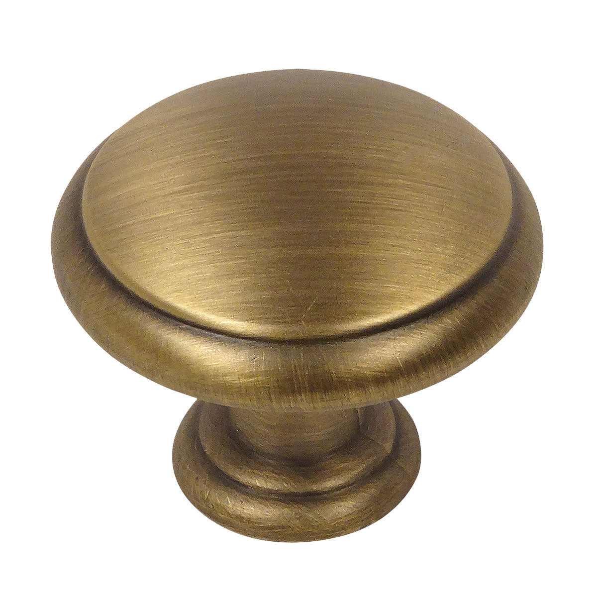 Cosmas 5422BAB Brushed Antique Brass Cabinet Hardware Knob
