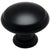 Cosmas 5422FB Flat Black Cabinet Knob - Cosmas