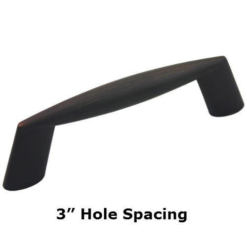 Cosmas 567-3ORB Oil Rubbed Bronze Contemporary Cabinet Pull - Cosmas