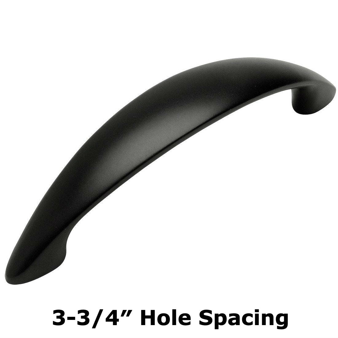 Cosmas 6003-96FB Flat Black Cabinet Pull