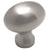 Cosmas 6021SN Satin Nickel Small Football Cabinet Knob - Cosmas