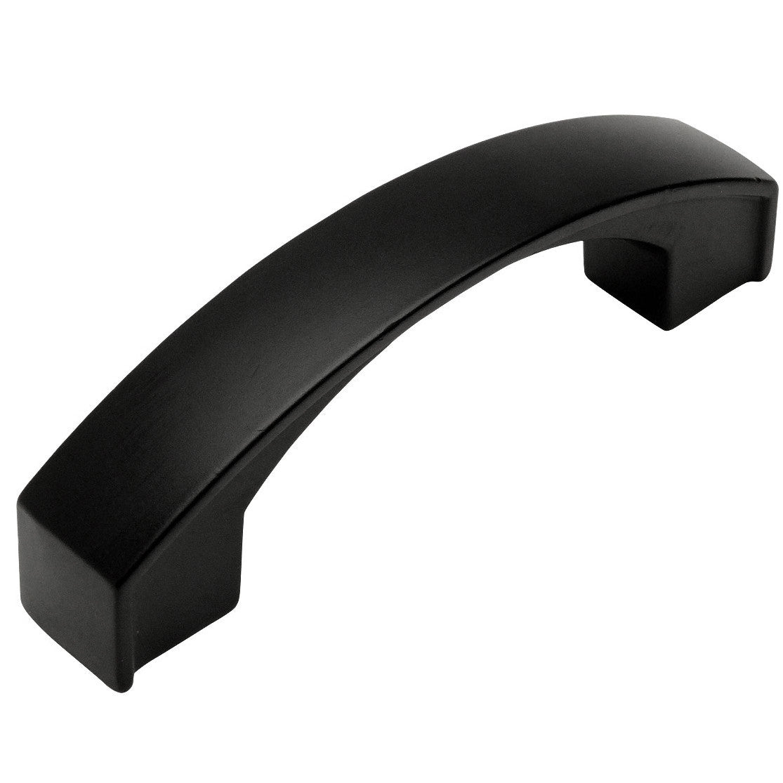 Cosmas 616-030FB Flat Black Subtle Arch Cabinet Pull - Cosmas