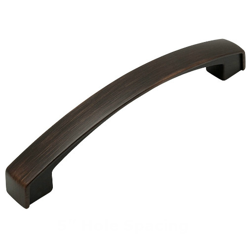 Cosmas 616-128ORB Oil Rubbed Bronze Subtle Arch Cabinet Pull