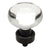 Cosmas 6355ORB-C Oil Rubbed Bronze & Clear Glass Round Cabinet Knob - Cosmas