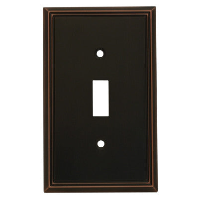 Cosmas 65003-ORB Oil Rubbed Bronze Single Toggle Switchplate Cover - Cosmas