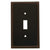 Cosmas 65003-ORB Oil Rubbed Bronze Single Toggle Switchplate Cover - Cosmas