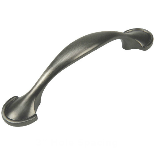 Cosmas 6632AS Antique Silver Cabinet Pull