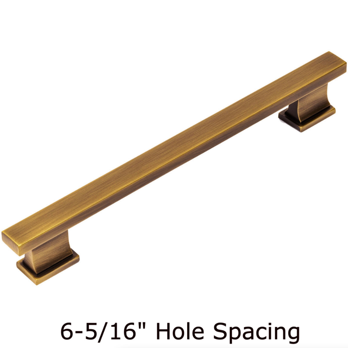 Cosmas 702-160BAB Brushed Antique Brass Contemporary Cabinet Pull