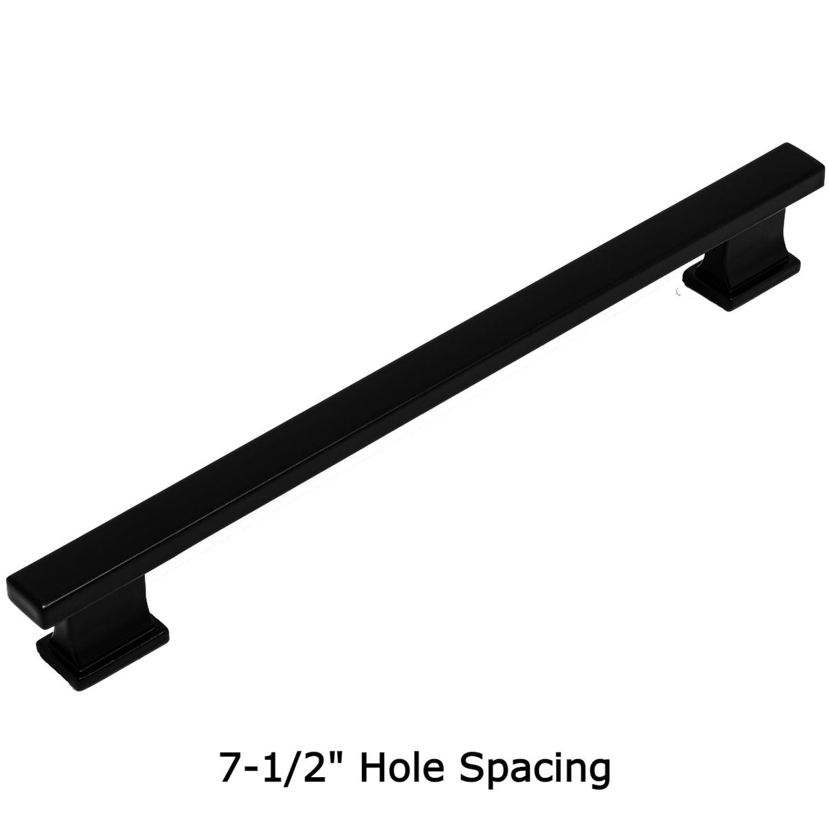 Cosmas 702-192FB Flat Black Contemporary Cabinet Pull