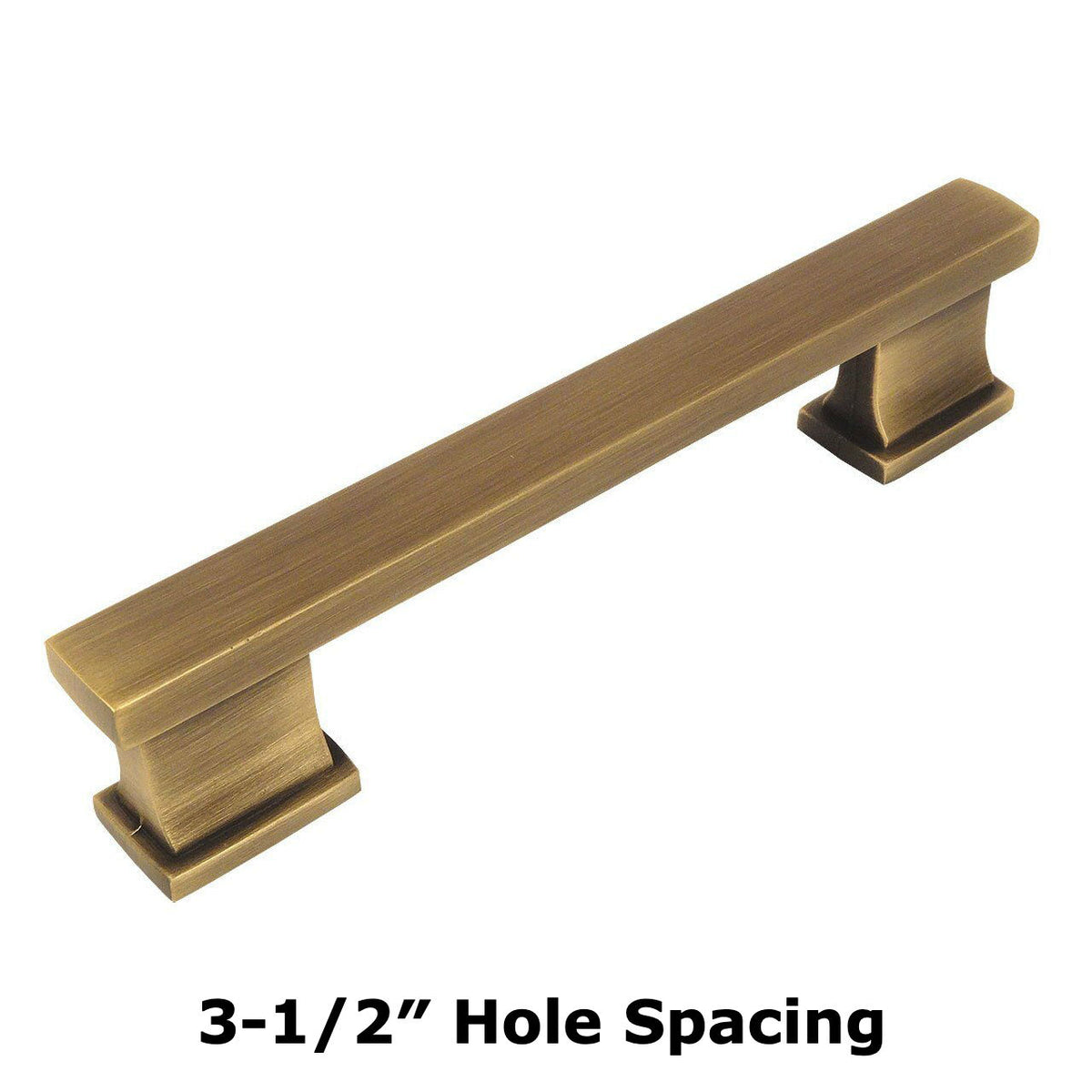 Cosmas 702-3.5BAB Brushed Antique Brass Contemporary Cabinet Pull