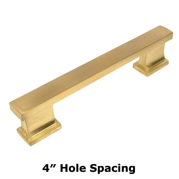 Cosmas 702-4BB Brushed Brass Contemporary Cabinet Pull - Cosmas ...