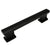 Cosmas 702-96FB Flat Black Contemporary Cabinet Pull