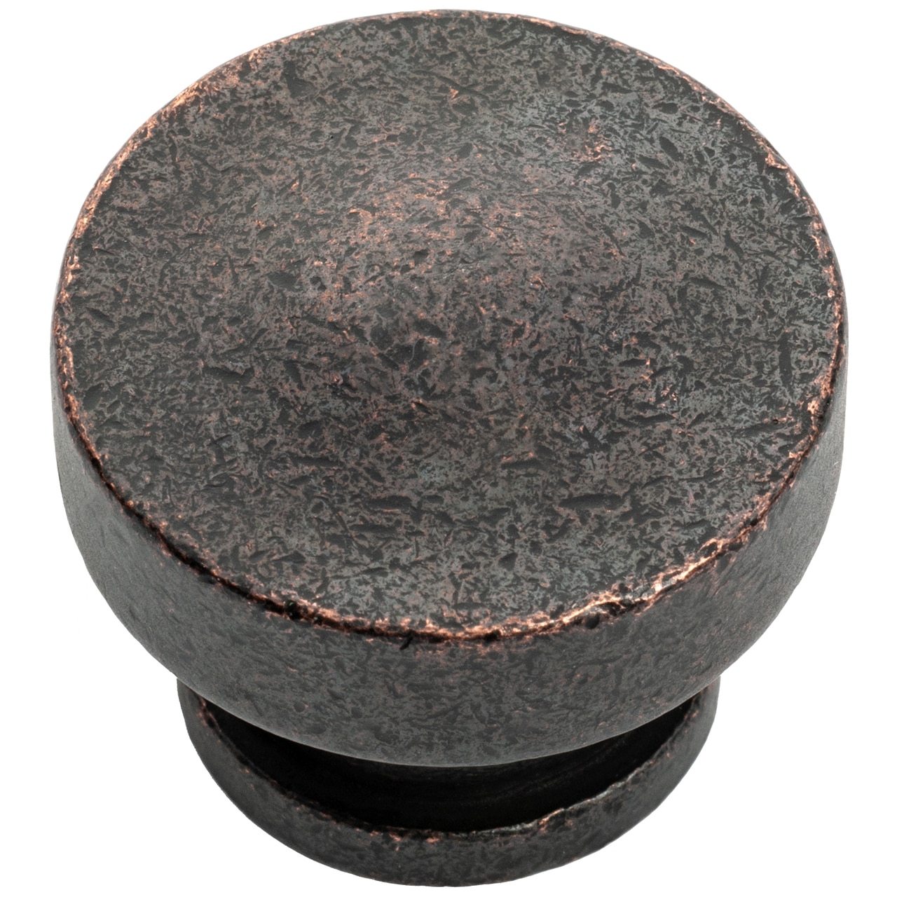 Cosmas 704HB Hammered Bronze Round Contemporary Cabinet Knob