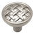 Cosmas 7065SN Satin Nickel Braided Cabinet Knob - Cosmas