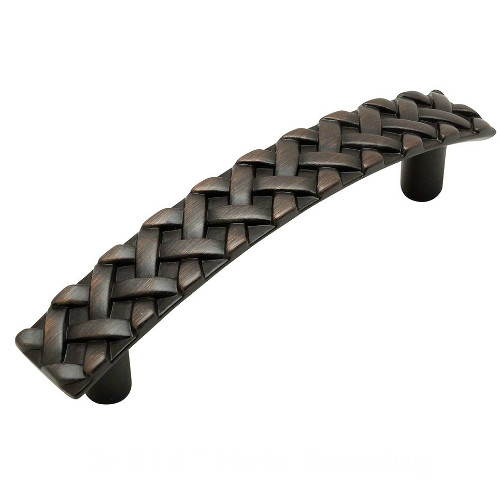 Cosmas 7066orb Oil Rubbed Bronze Braided Cabinet Pull - Cosmas-hardware.com