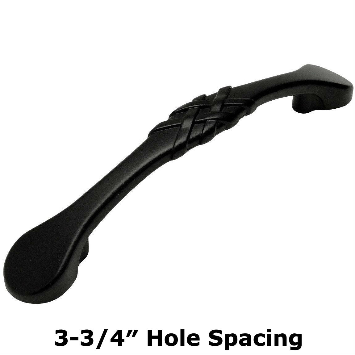 Cosmas 7068FB Flat Black Cabinet Pull