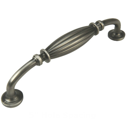 Cosmas 7120AS Antique Silver Cabinet Pull