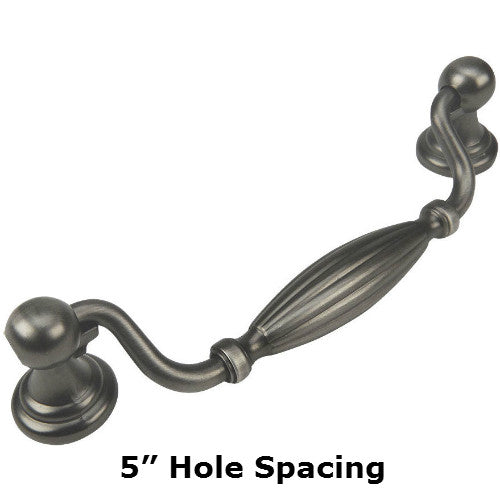 Cosmas 7122AS Antique Silver Cabinet Pull - Cosmas