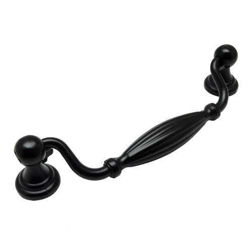 Cosmas 7122FB Flat Black Cabinet Pull