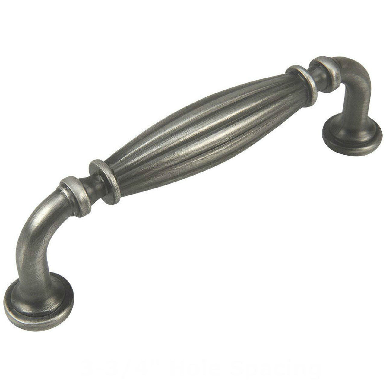 silver dresser hardware Elements by Hardware Resources 107ASM, Arcadia 1-1/4 Inch Diameter Distressed Antique Silver Cabinet Knob
