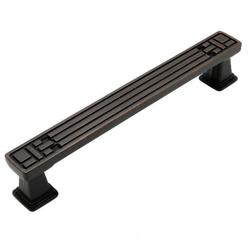 Cosmas 7155-128ORB Oil Rubbed Bronze Cabinet Pull
