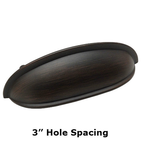 Cosmas 7712ORB Oil Rubbed Bronze Cabinet Cup Pull - Cosmas