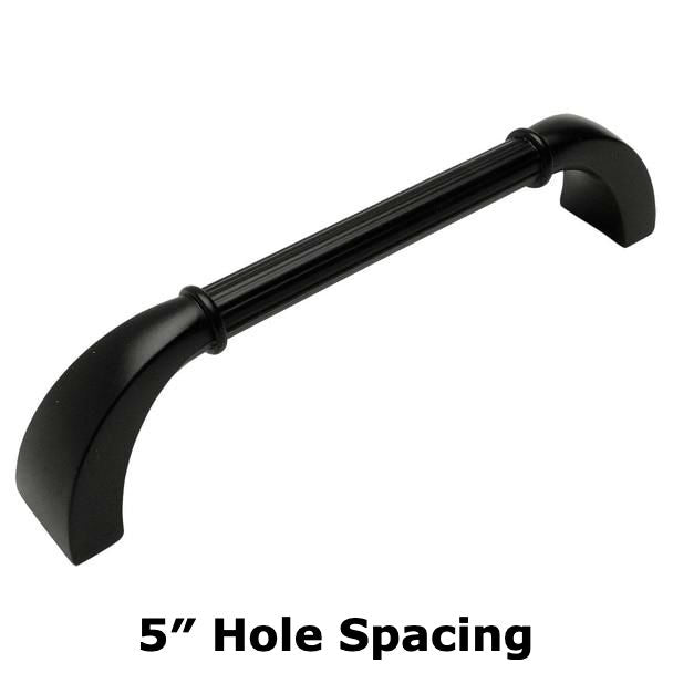 Cosmas 7714-128FB Flat Black Cabinet Pull