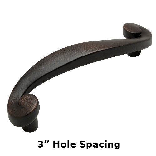 Cosmas 774ORB Oil Rubbed Bronze Swirl Cabinet Pull - Cosmas