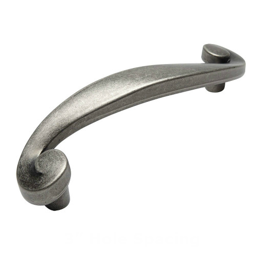 Cosmas 774WN Weathered Nickel Swirl Cabinet Pull