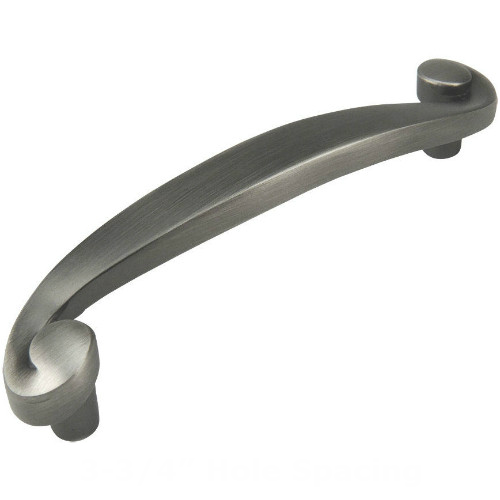 Cosmas 776AS Antique Silver Swirl Cabinet Pull