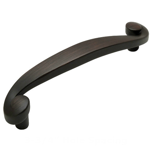 Cosmas 776ORB Oil Rubbed Bronze Swirl Cabinet Pull - Cosmas-Hardware.com