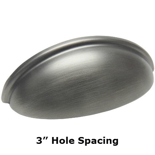 Cosmas 783AS Antique Silver Cabinet Cup Pull - Cosmas