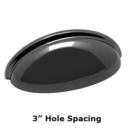 Cosmas 783BN Black Nickel Cabinet Cup Pull - Cosmas