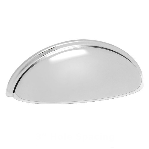 Cosmas 783CH Polished Chrome Cabinet Cup Pull
