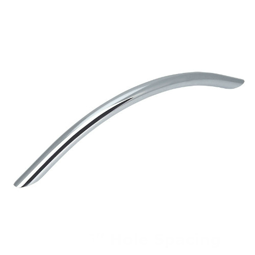 Cosmas 801-160CH Polished Chrome Bow Cabinet Pull