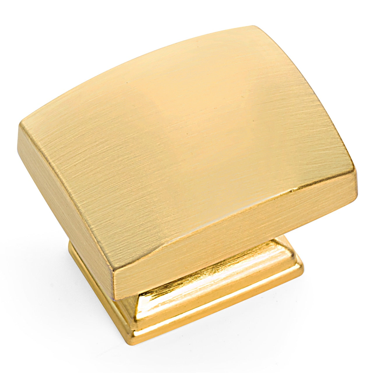 Cosmas 8105BB Brushed Brass Contemporary Cabinet Knob