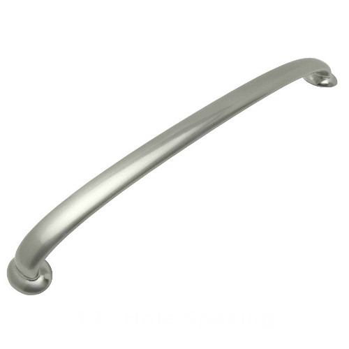 Cosmas 827-12SN Satin Nickel Zinc Appliance Pull